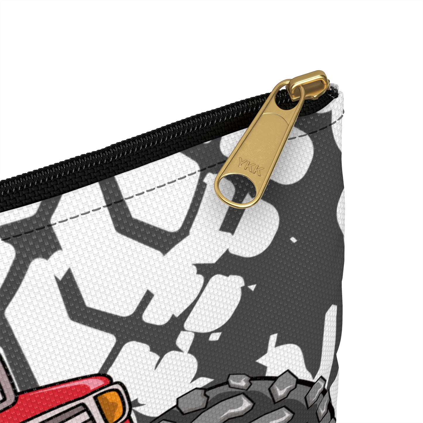 Monster Truck Zipper Pouch