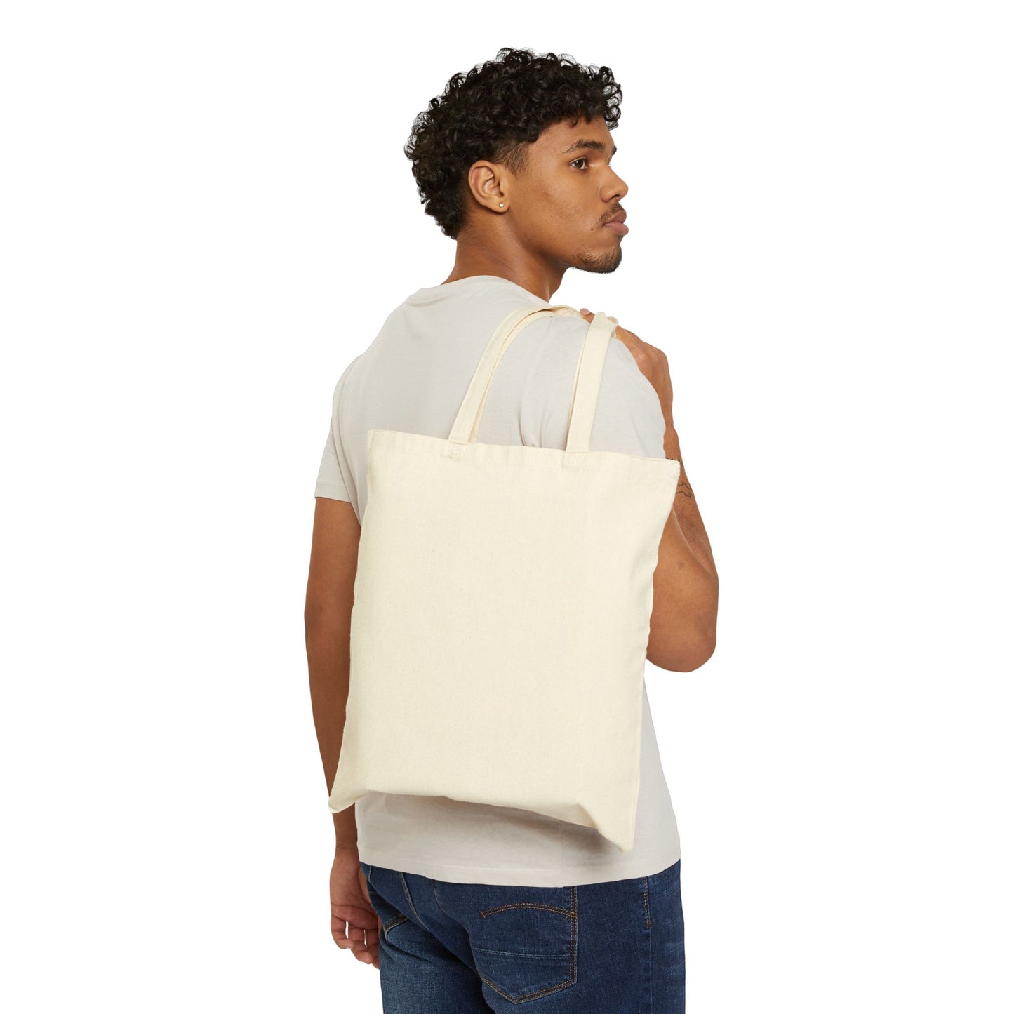 Bulldozer Canvas Tote Bag