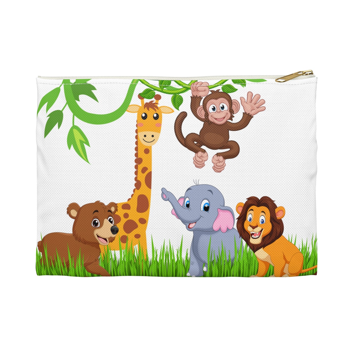 Zoo Animal Zipper Pouch