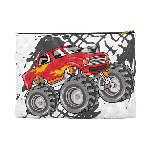 Monster Truck Zipper Pouch